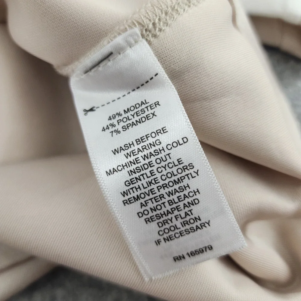 Cable & Gauge Studio Medium | Beige White Colorblock Modal Blend Pullover Women